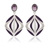Fractals In Nature Petal Within Dangle Earrings