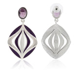 Fractals In Nature Petal Within Dangle Earrings