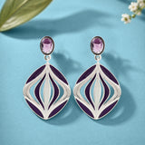 Fractals In Nature Petal Within Dangle Earrings