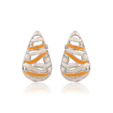 Fractals In Nature Aqua Recura Earrings