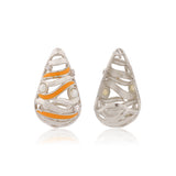 Fractals In Nature Aqua Recura Earrings