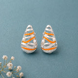 Fractals In Nature Aqua Recura Earrings