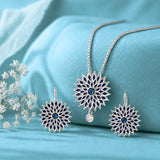 Fractals In Nature Quantum Bloom Pendant Set