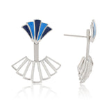 Fractals In Nature Fracta Recura Front And Back Earrings