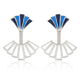 Fractals In Nature Fracta Recura Front And Back Earrings