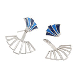 Fractals In Nature Fracta Recura Front And Back Earrings