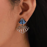 Fractals In Nature Fracta Recura Front And Back Earrings