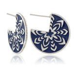 Fractals In Nature Algorithm Hoop Earrings