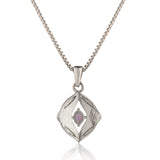 Fractals In Nature Petal Within Pendant