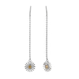 Sacred Symbols Sunburst Threader Danglers