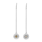 Sacred Symbols Sunburst Threader Danglers