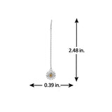Sacred Symbols Sunburst Threader Danglers