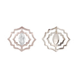 Sacred Symbols Geometric Halo Studs