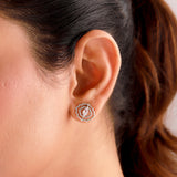 Sacred Symbols Geometric Halo Studs
