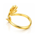 Sacred Symbols Lotus Accent Ring
