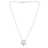 Sacred Symbols Feather Drop Necklace