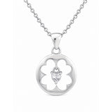 Sacred Symbols Floral Frame Pendant