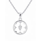 Sacred Symbols Floral Frame Pendant