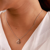 Sacred Symbols Floral Frame Pendant