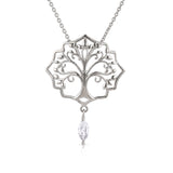 Sacred Symbols Openwork Tree Pendant