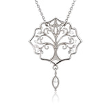 Sacred Symbols Openwork Tree Pendant