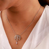 Sacred Symbols Openwork Tree Pendant
