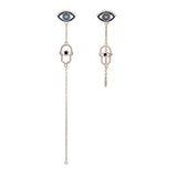 Sacred Symbols Dual Eye Chain Danglers