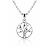 Sacred Symbols Tree Circle Pendant