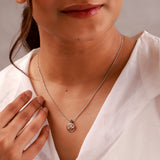 Sacred Symbols Tree Circle Pendant