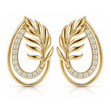 Leafy Affair Florielle Gleam Stud Earrings