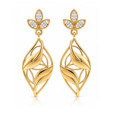 Leafy Affair Virelle Twist Dangle Earrings