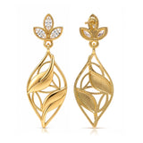 Leafy Affair Virelle Twist Dangle Earrings