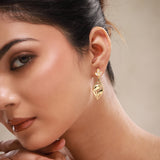 Leafy Affair Virelle Twist Dangle Earrings