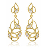 Leafy Affair Verdelle Lattice Dangle Earrings