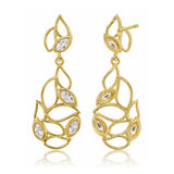 Leafy Affair Verdelle Lattice Dangle Earrings