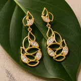 Leafy Affair Verdelle Lattice Dangle Earrings