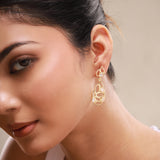 Leafy Affair Verdelle Lattice Dangle Earrings