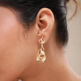 Leafy Affair Verdelle Lattice Dangle Earrings