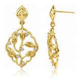 Leafy Affair Virena Bold Dangle Earrings