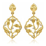 Leafy Affair Virena Bold Dangle Earrings