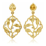 Leafy Affair Virena Bold Dangle Earrings