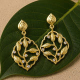 Leafy Affair Virena Bold Dangle Earrings