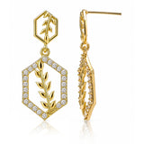 Leafy Affair Folira Layers Dangle Earrings