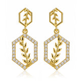 Leafy Affair Folira Layers Dangle Earrings