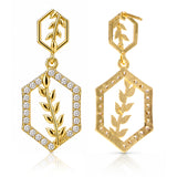 Leafy Affair Folira Layers Dangle Earrings