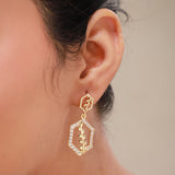 Leafy Affair Folira Layers Dangle Earrings