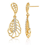 Leafy Affair Virelle Flow Dangle Earrings