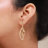 Leafy Affair Florielle Gleam Dangle Earrings