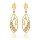 Leafy Affair Verdora Twist Dangle Earrings
