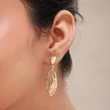 Leafy Affair Verdora Twist Dangle Earrings